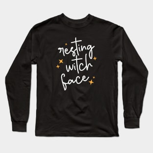 Resting Witch Face Long Sleeve T-Shirt